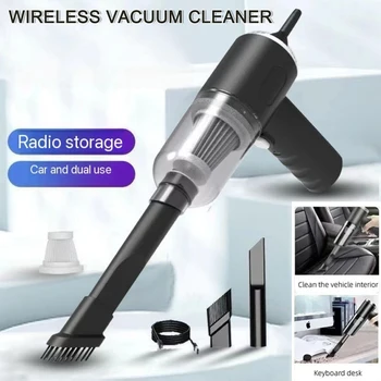 고출력 자동차 장착 무선 진공 청소기, 휴대용 습식 건식 이중 사용 핸드헬드 청소 기기, 초강력 흡입