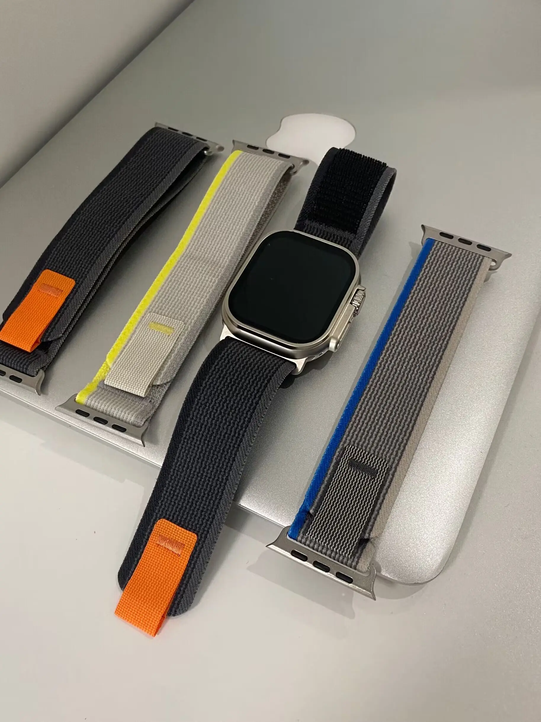 حلقة درب لساعة أبل الترا 2 الفرقة 49 مللي متر 44 مللي متر 40 مللي متر 45 مللي متر 41 مللي متر 42 مللي متر 38 كوريا سوار iWatch سلسلة 7/6/se 8 9 10 46 مللي متر الأشرطة