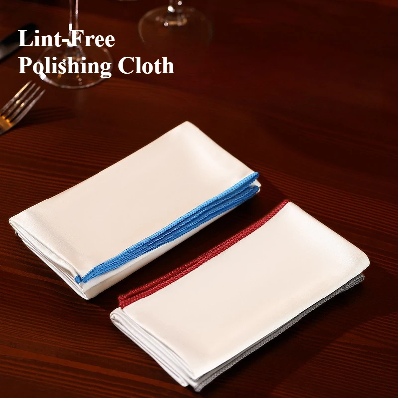 Paño de Vidrio / Paño de Pulido para Tazas, Cristalería y Cubiertos: Altamente Absorbente y Sin Rayas.