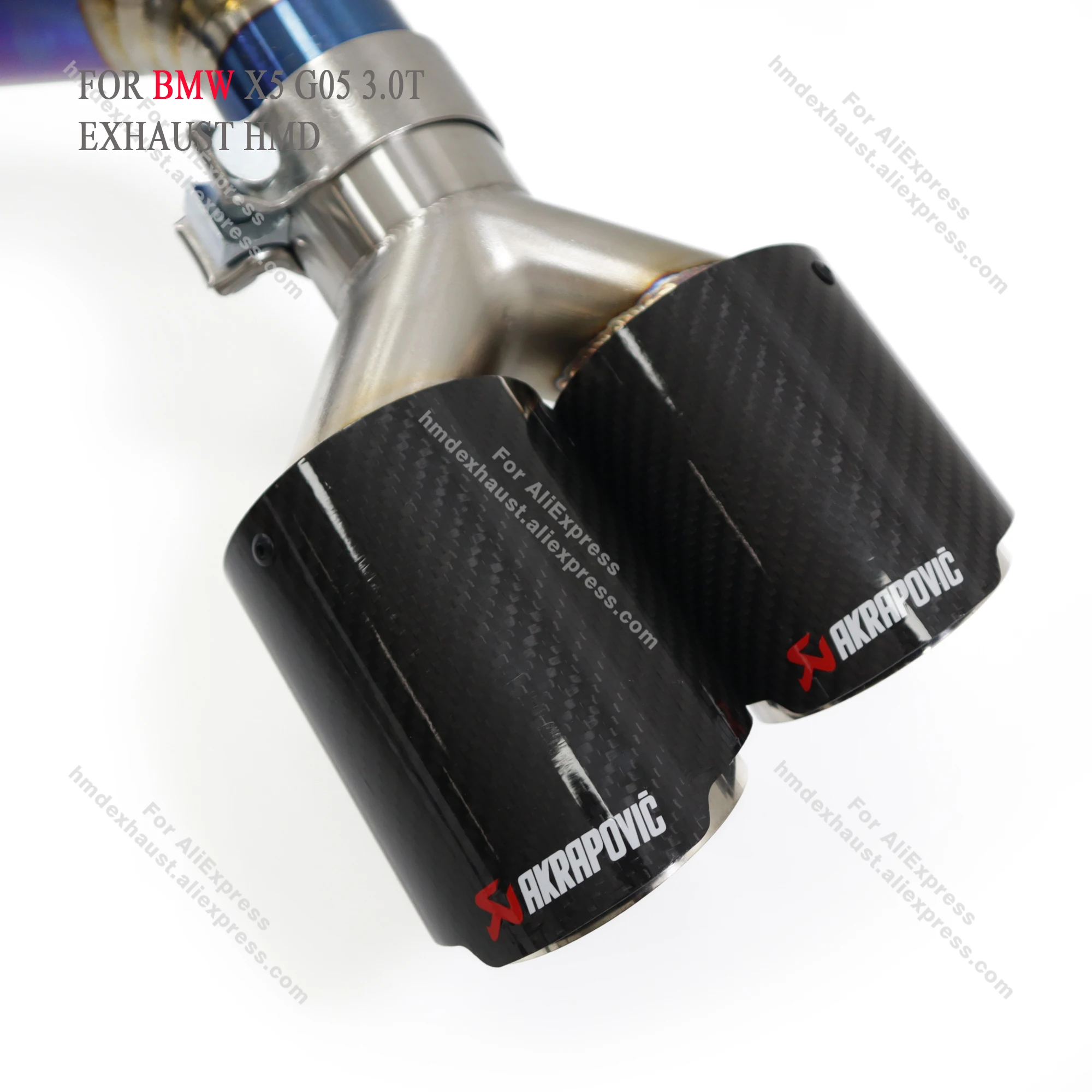

HMD Exclusive customization Titanium Catback Exhaust for BMW X5 X6 G05 G06 3.0T Exhaust System with Electric Valve Car