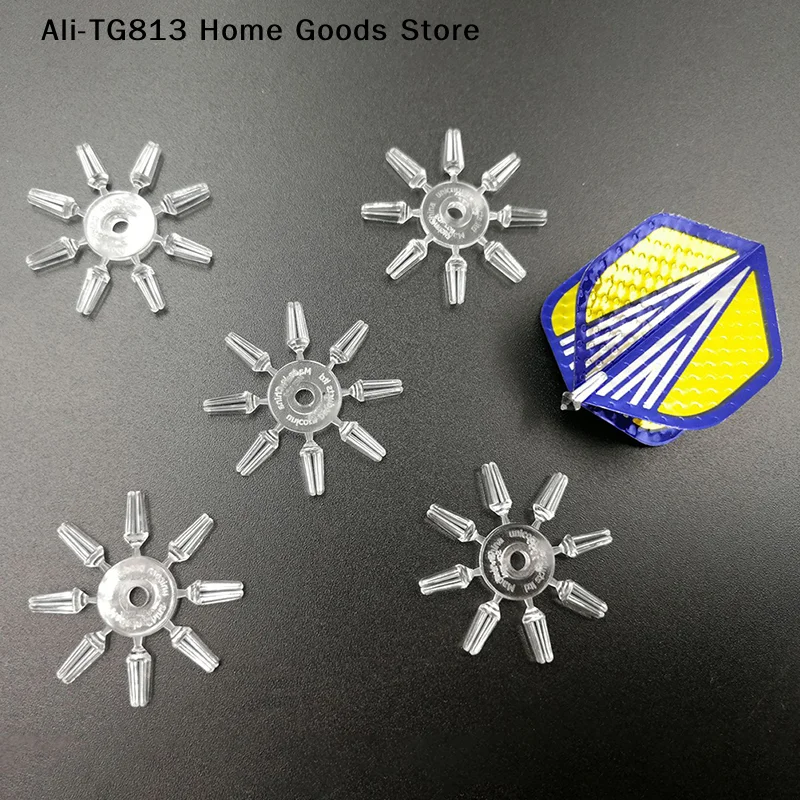 

[TG813]40pcs/Set Dart Wing Protector Alloy Darts Flight Savers Darts White Black Tail Tip Accessories