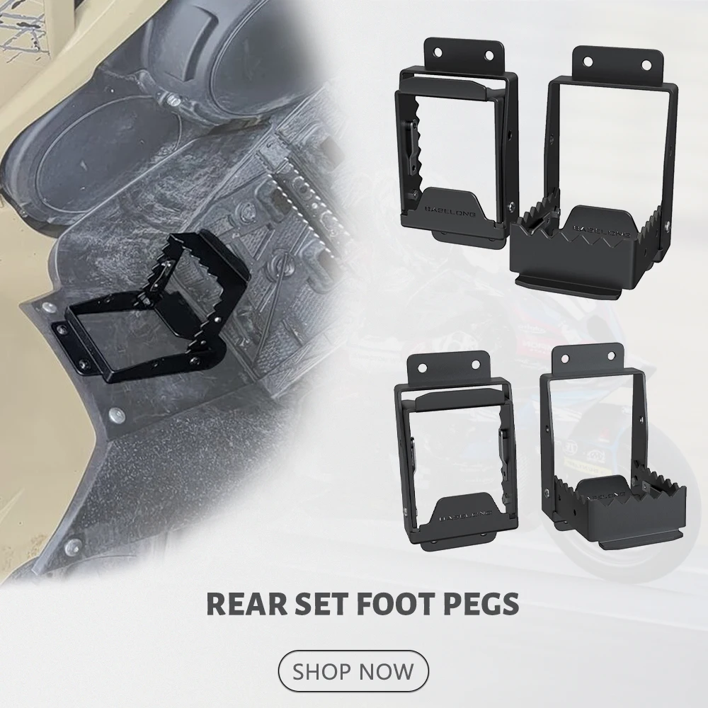 

Rear Set Foot Pegs Mount Kit Highway Peg Clamp Extensions Bracket For CFMOTO ATV450 ATV625 400ATV ATV1000CC ATV 400 450 625