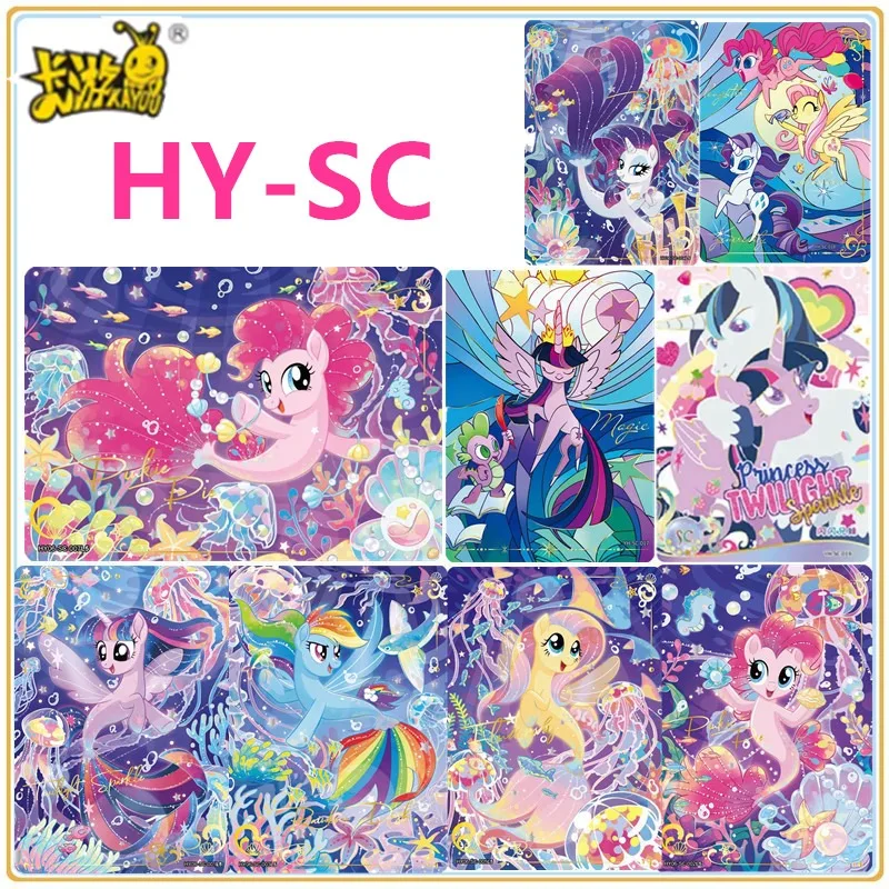 

Kayou Original My Little Pony Moonlight Bag, милая и забавная вечеринка дружбы, SC Limited, редкие игровые коллекционные карты для детей, подарки