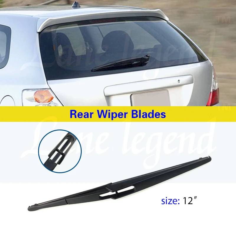 لهوندا سيفيك هاتشباك MK7 2000 - 2005 سيارة الزجاج الأمامي الخلفي ممسحة زجاج أمامي شفرات آلة تقطيع الفراشي اكسسوارات السيارات 12"