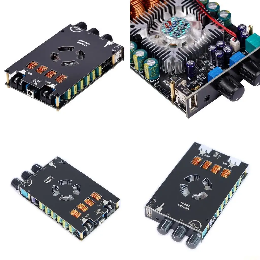

B03F Стерео усилитель мощности Двухканальный модуль 2x160 Вт Номинальная выходная мощность