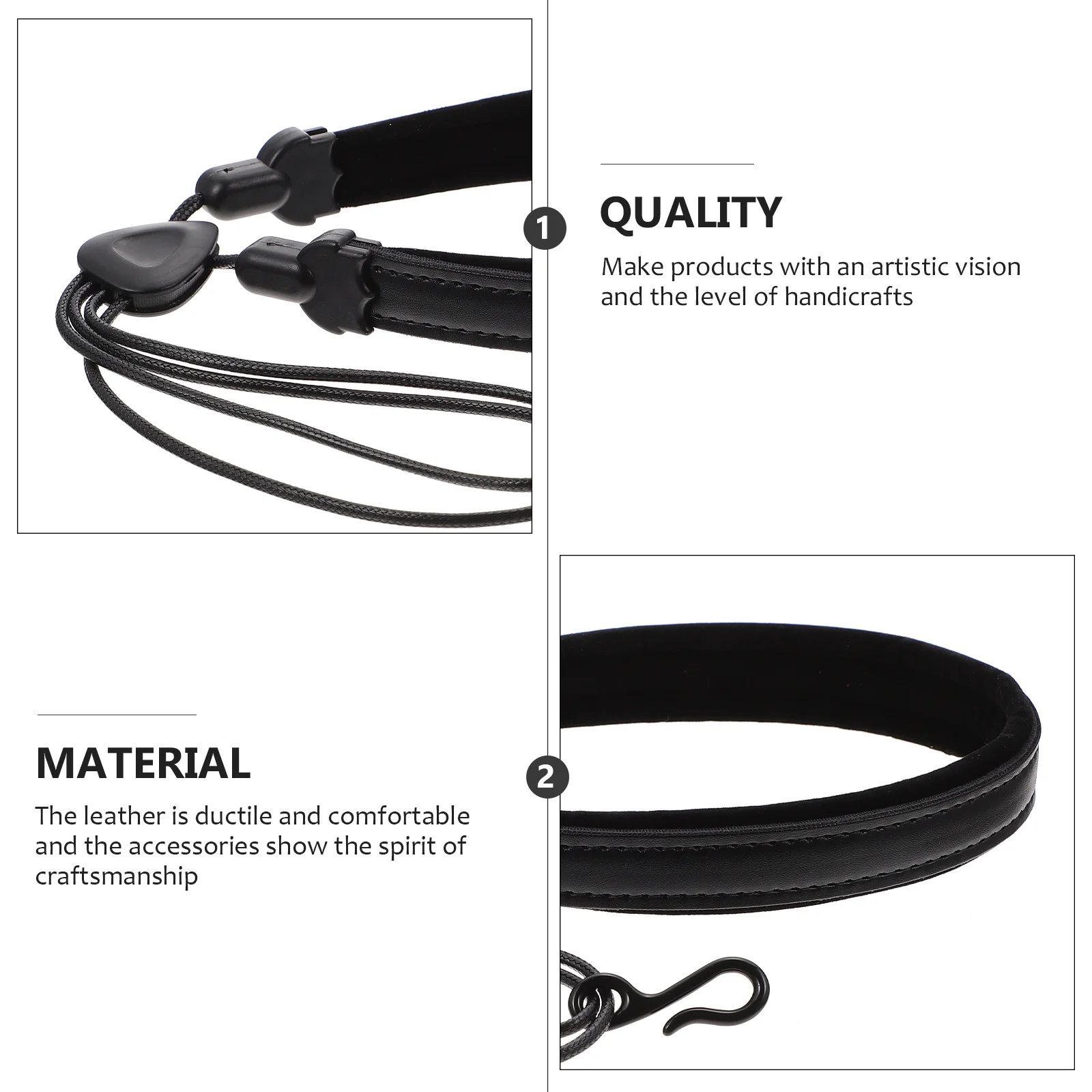 Saxophone Oboe Clarinet Neck Strap Belt Neck Strap Adjustable Webbing Belt Rope Musical Instrument Saxophone Accessories Supply