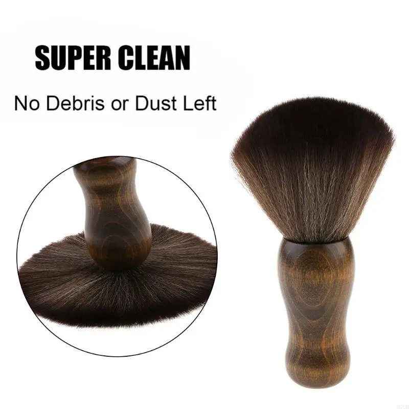 97QB Turntable Vinyl  for LP Record Cleaner Anti-Static Cleaning Brush for CD Longplay Player Cleaner Wooden Handle Brush