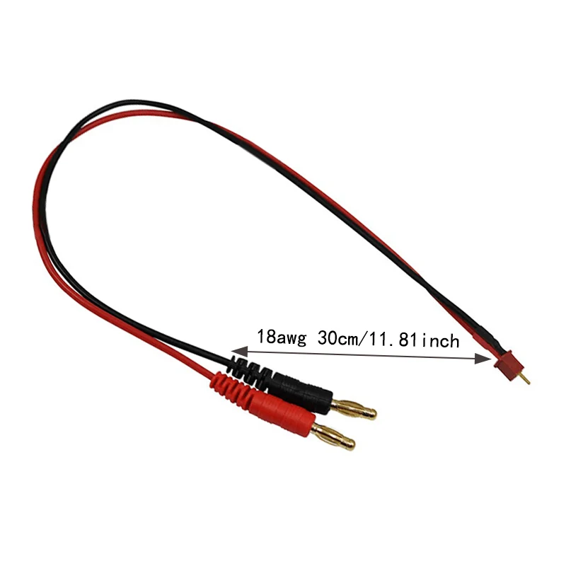 سلك شحن على طراز عمداء من الرصاص ، مايكرو تي ، ESC ، سيارة ، قارب ، طائرة ، شاحن بطارية بتحكم عن بعد ، 18awg ، 30 قابس ، 1 ، 2