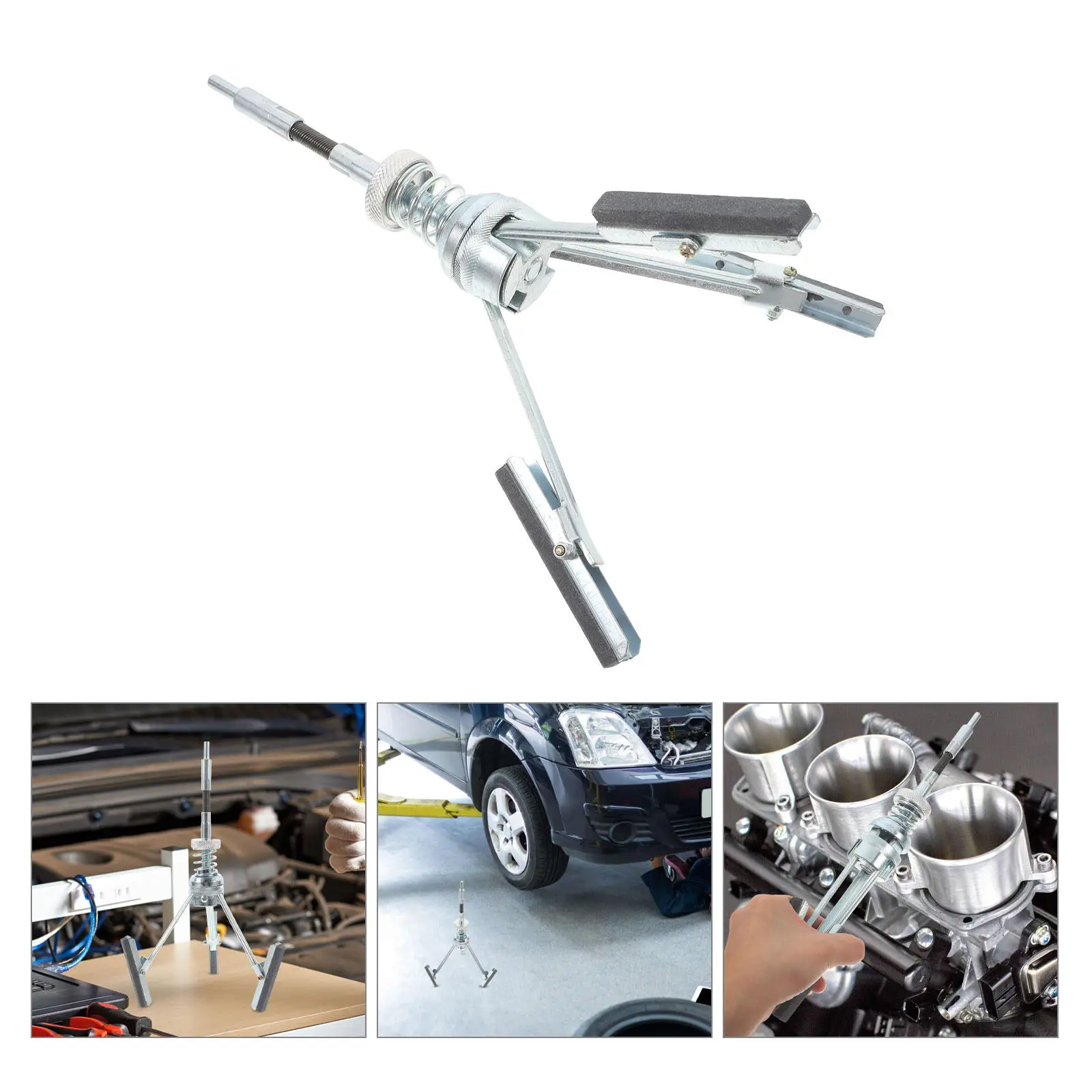 Cylinder Hone Tool For Small Engine Repair Mechanic Brake Set Adjustable Deglazer Extra Stones Grinding Maintenance