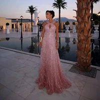 Sharon Said Elegant A Line Evening Dresses Criss-cross Luxury Beaded Women's Formal Wedding Guest Party Gowns SS709 Customized