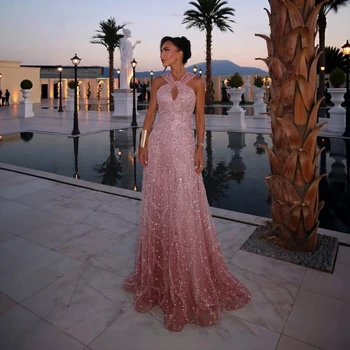 Sharon Said Elegant A Line Evening Dresses Criss-cross Luxury Beaded Women's Formal Wedding Guest Party Gowns SS709 Customized