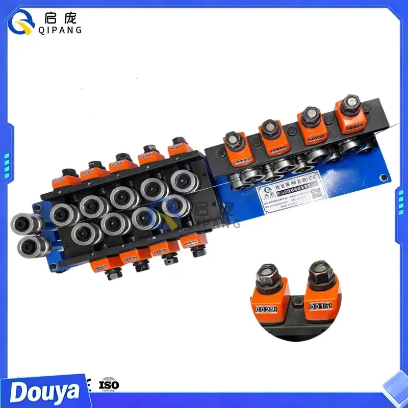 QIPANG Wire Straightening Machine With Digital Display , Numerical Steel Wire Straightener Portable Steel