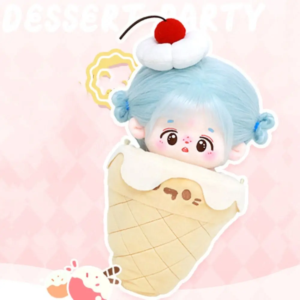 

Dessert Party Series 20cm Doll Clothes No Attribute Set Cute Design Cotton Doll Dress Cotton Material 20cm Size