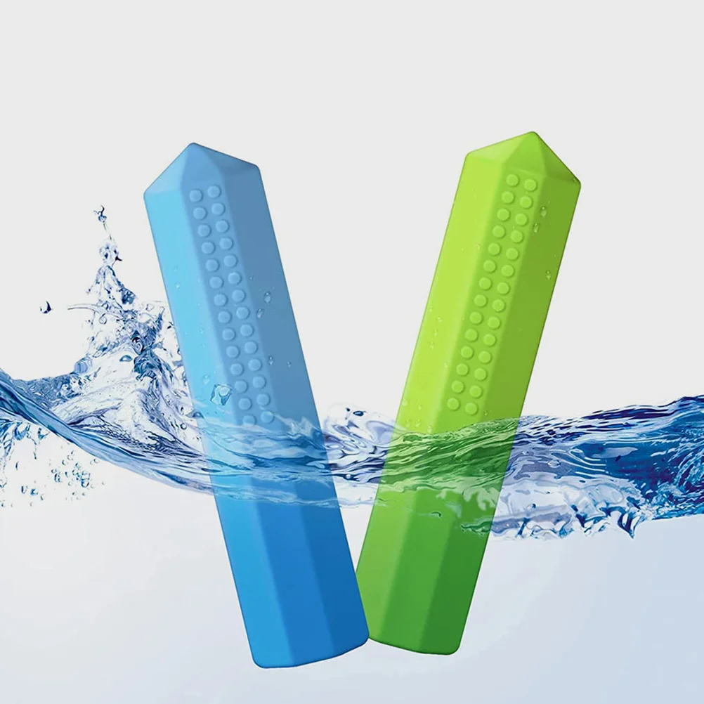 3 قطعة قبعات ممحاة قابلة للمضغ من السيليكون للمهارات الحركية عن طريق الفم أحمر أزرق أخضر أنابيب مطاطية محايات علوية لقلم الرصاص لـ