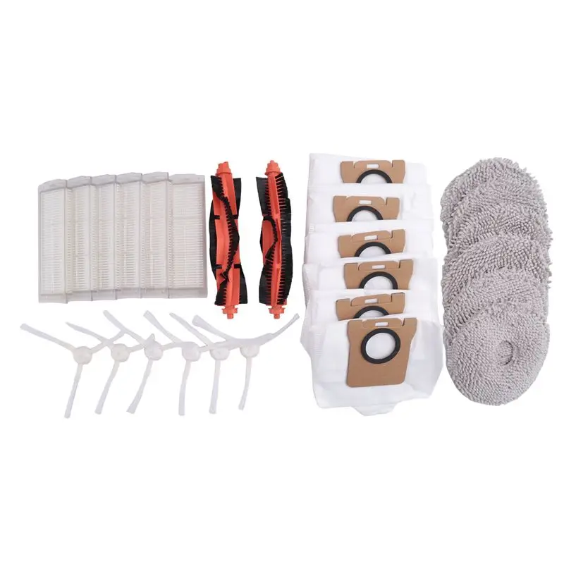 

A67P - Запасные части и аксессуары для робота-пылесоса Xiaomi M30 Pro/C107: HEPA-фильтр, салфетка для влажной уборки, мешок для сбора пыли