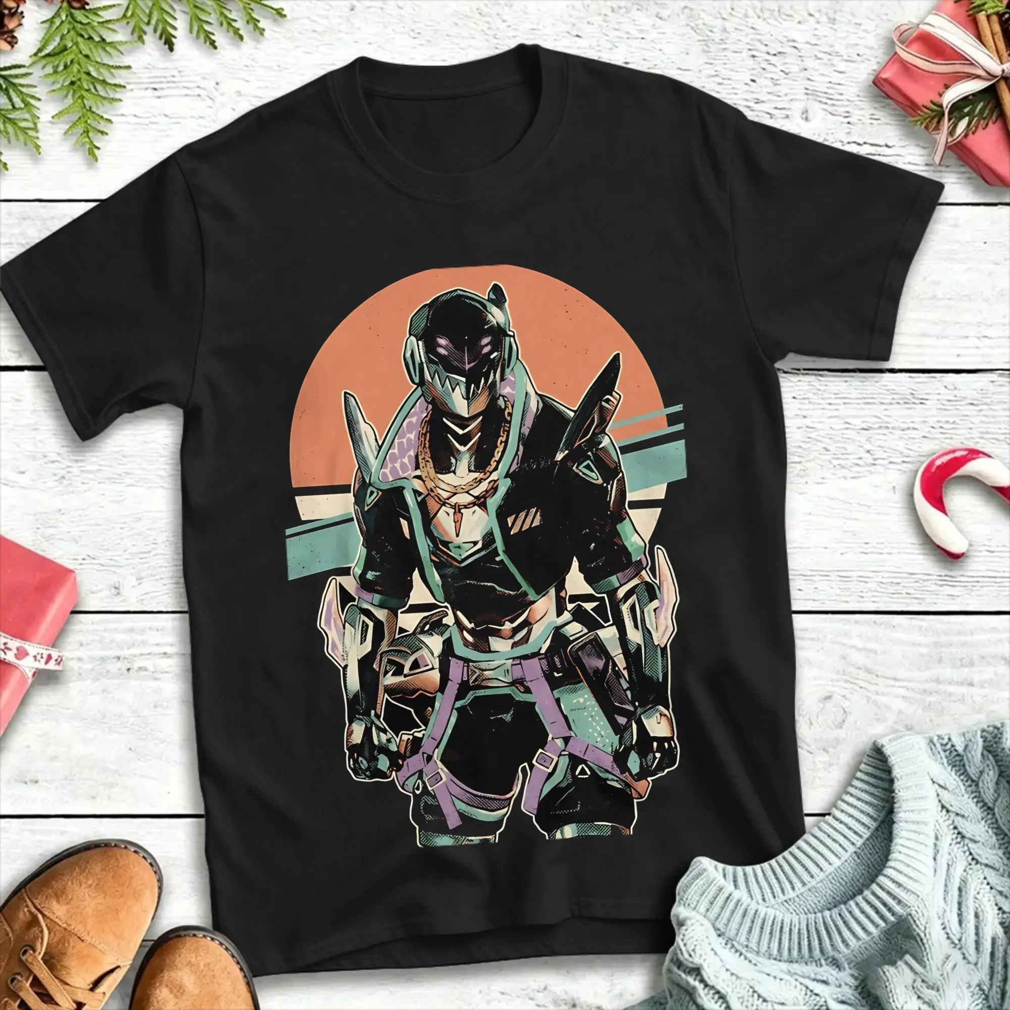 Men's Octane Apex Legends T Shirts  Cotton Tops Beach Y2K Retro Short Sleeve T Shirt O-Neck Harajuku Casual Tshirt