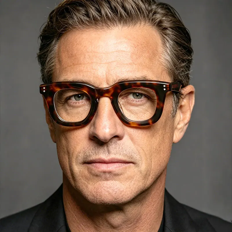 New Arrivals Retro Unique Acetate Glasses Women's Reading Glasses Men Customizable Prescription Progressive Lenses Optical Lense