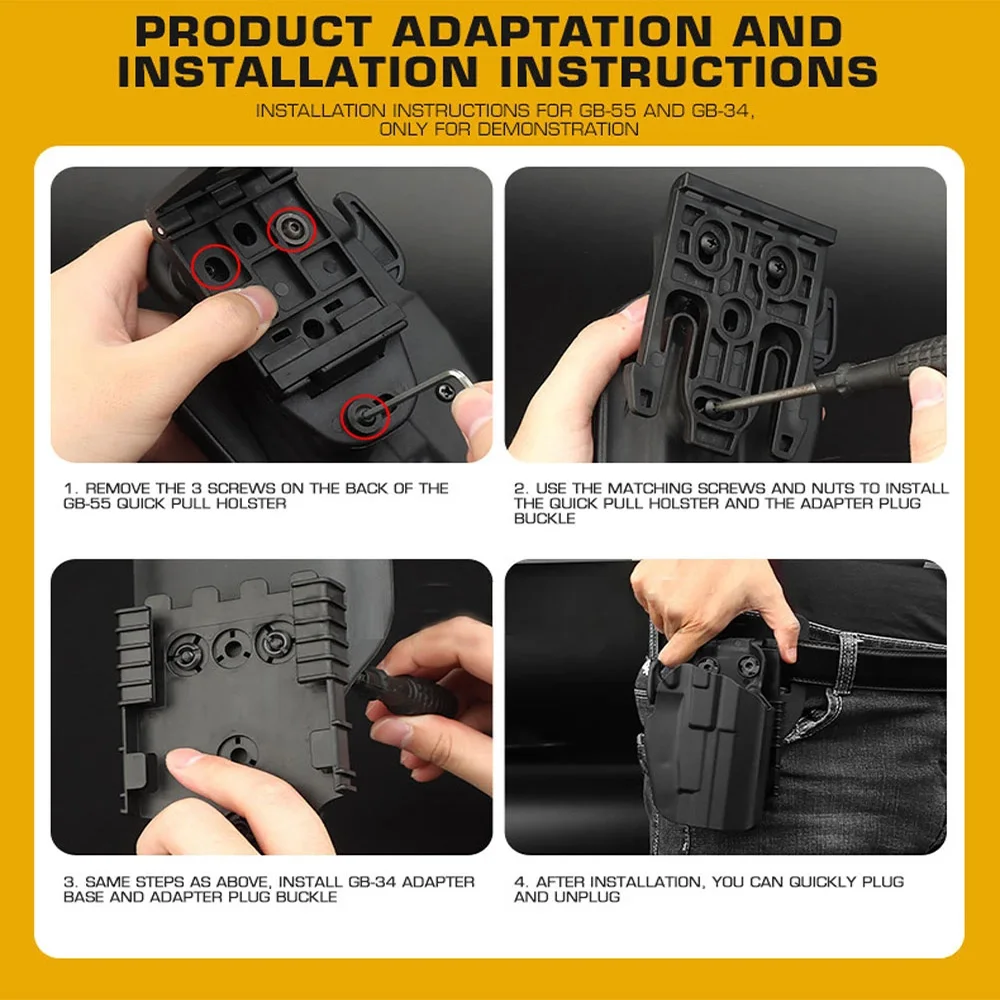 Funda táctica retención rápida – Pierna y cinturón Glock 17/19 Sig P226 - imagen 2