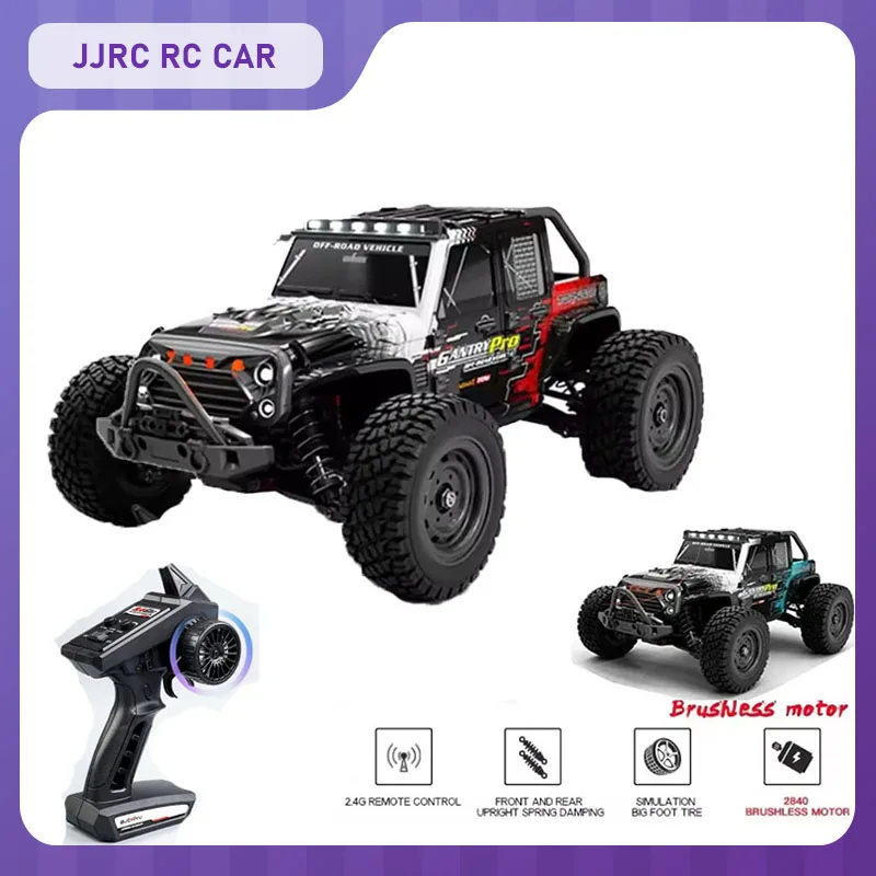 

JJRC Q117-C RC Car 1:16 Brushless 4WD High Speed RC Jeep 2.4G Full Scale Steering RC Metal Off-Road Wrangler Wheeler Model Gift