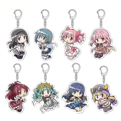 Брелок для ключей из аниме Puella Magi Madoka Magica Kaname Akemi Homura Miki Sayaka Tomoe Mami Kyoko