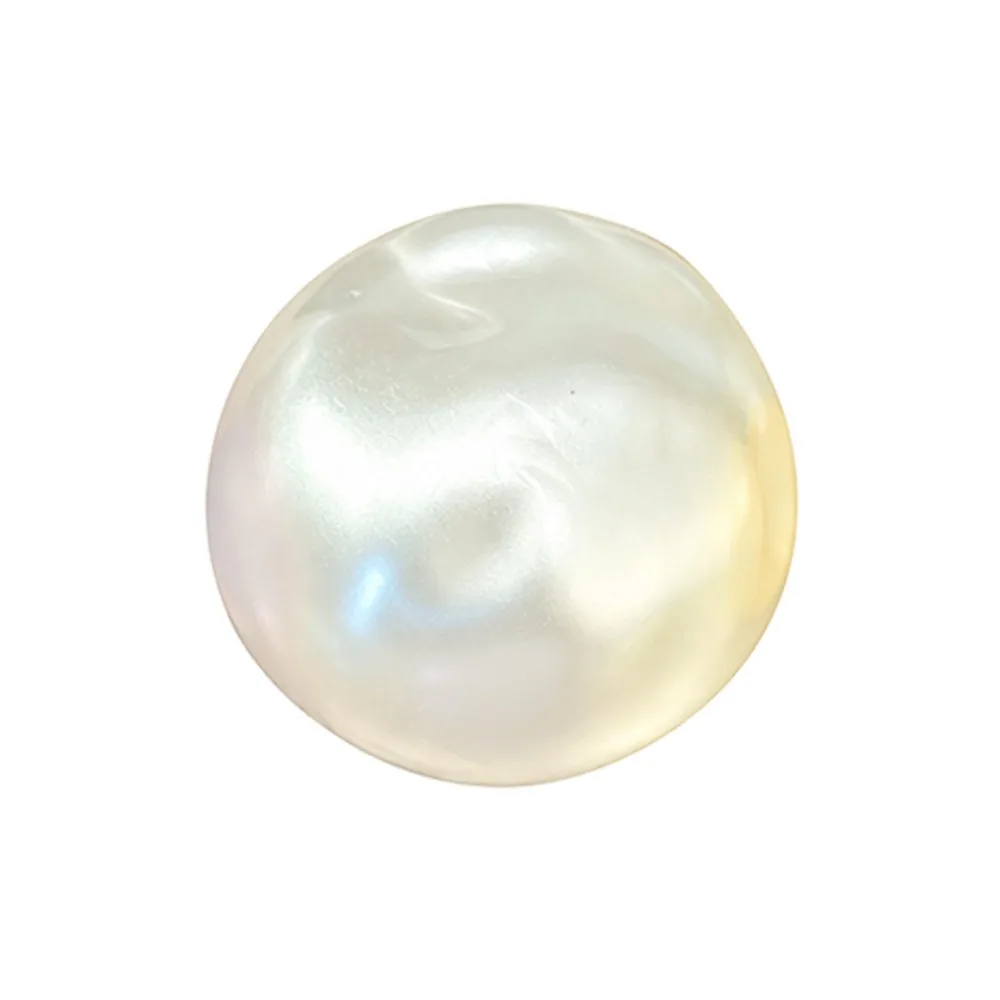 Soft Touch Round Stress Ball Pearlescent Finish Non-Rebound Squeeze Sensory Fidget Ball Moldable Ball Shape