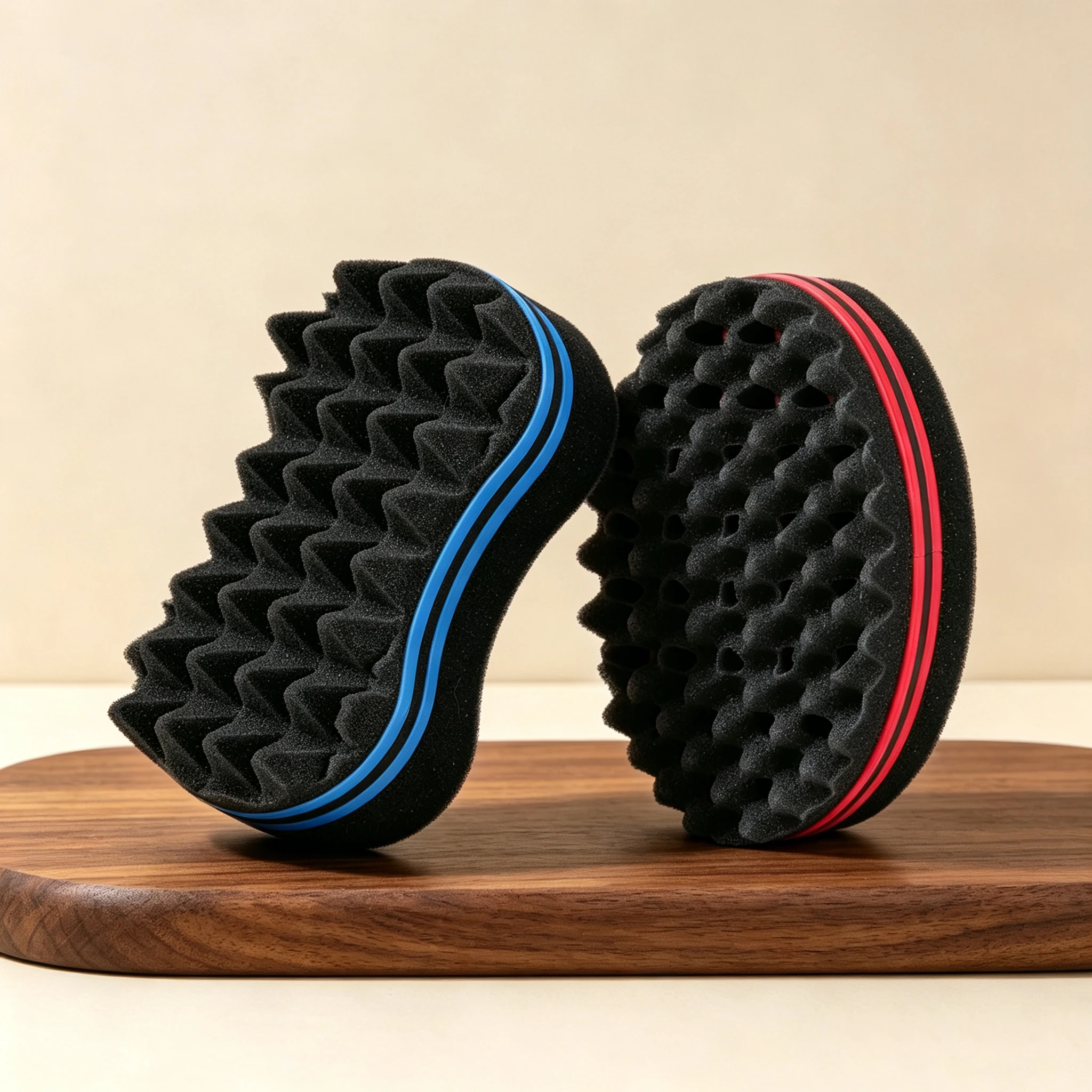 2-Piece Hair Twisting Sponge Set for Afro Curls