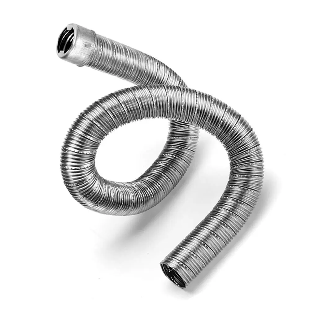 60cm 24mm Heater Exhaust Pipe Accessories For Eberspacher Webasto Air Heater Hose Stainless Steel Silver 3606 I9B3