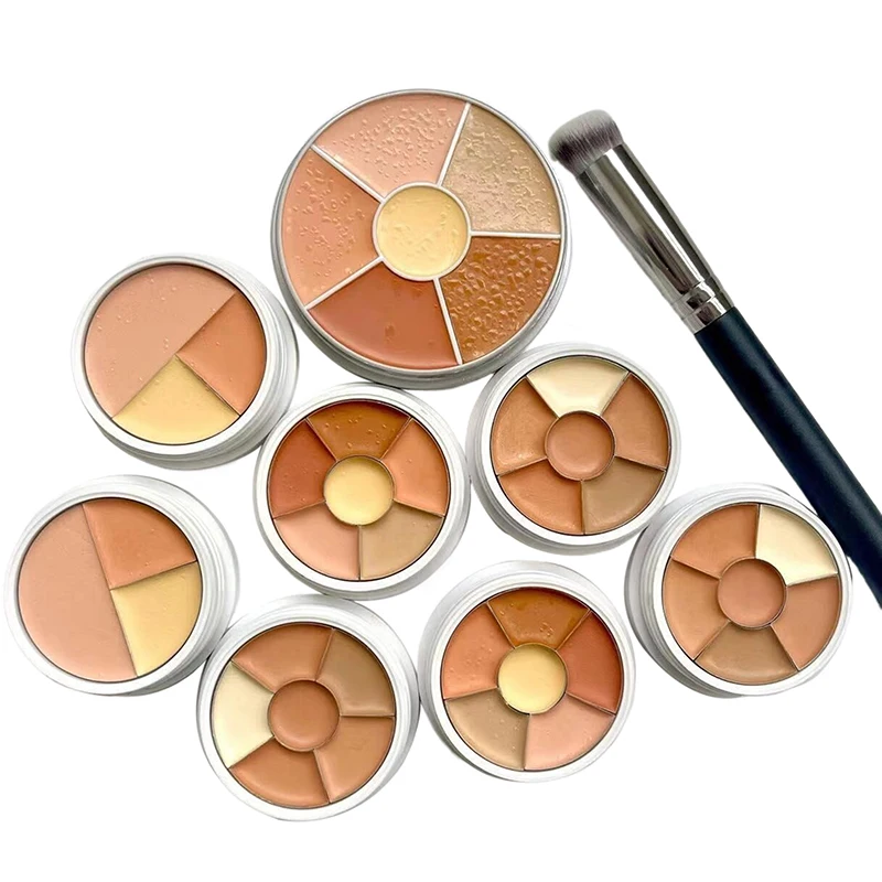 1pcs Mini Empty Eyeshadow Case Beauty Makeup Concealer Plate Highlight Powder Lipstick Cosmetics Container DIY Sample Empty Case