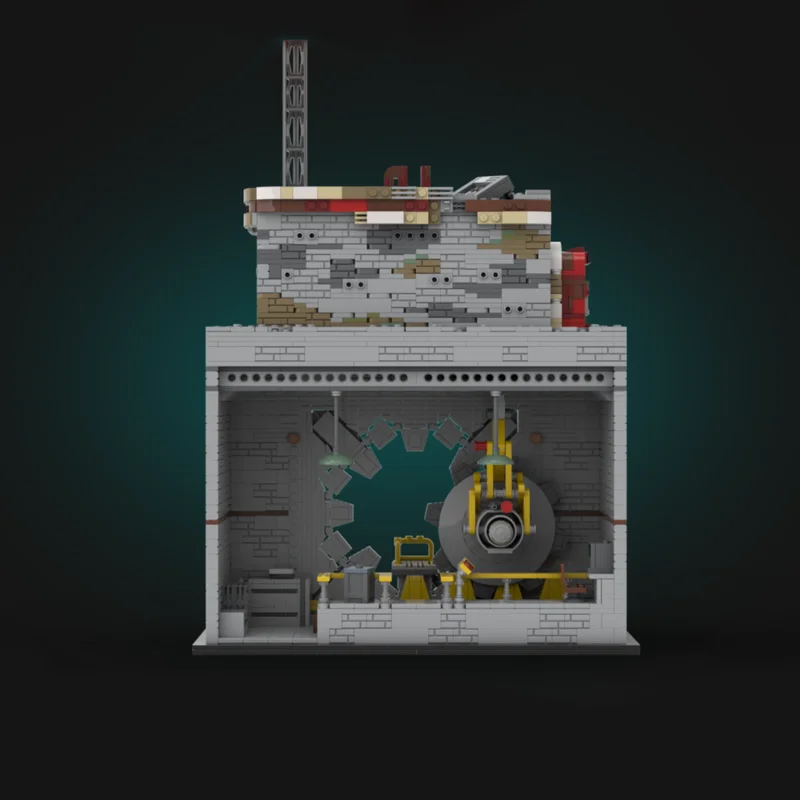 Spot blocchi di assemblaggio di piccole particelle 2837 pezzi regalo giocattolo modello di edificio tridimensionale