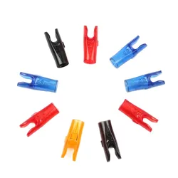 24PC Plastic Arrow Pin Nocks Size S And Size L For ID4.2mm ID6.2mm Carbon Arrow Shaft Archery Accessory DIY