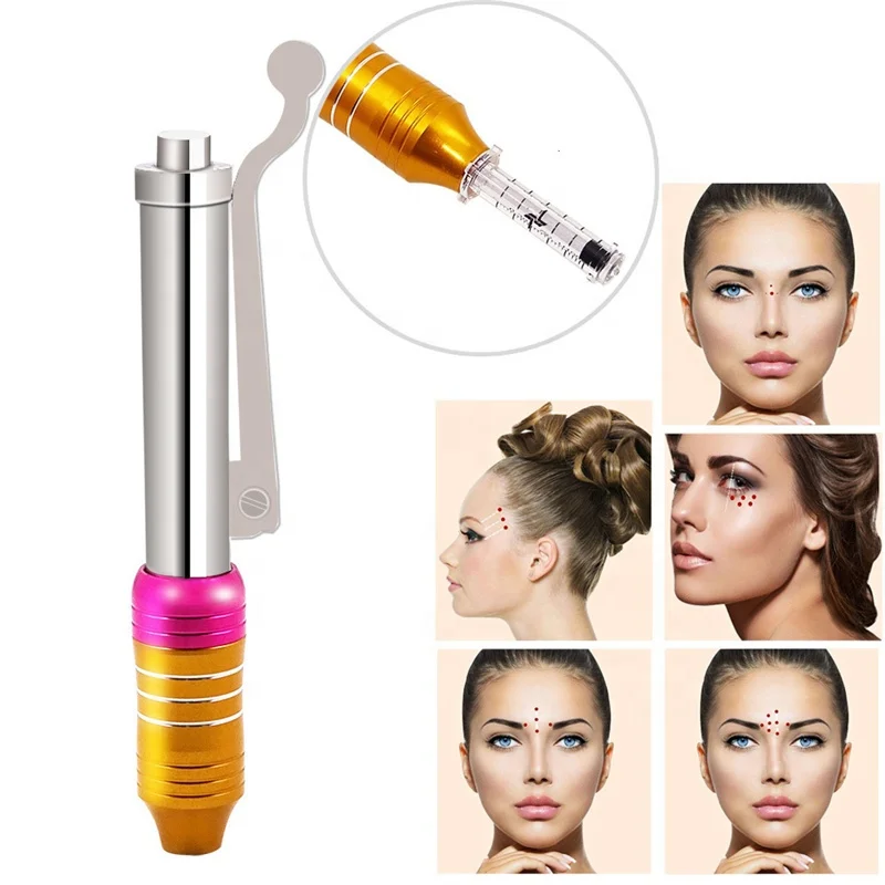 0.3ML Hyaluron Pen High Pressure Hyaluronic Acid Pen Gun For Anti Wrinkle Lip Lifting Atomizer Skin Lip Needleless Syringe