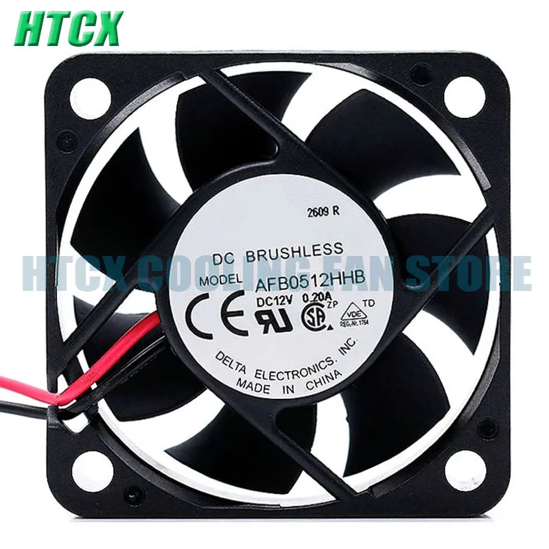 Brand New Cooling Fan AFB0512HHB 5015 50*50*15MM Three Lines 12V 0.2A DC Brushless Cooler