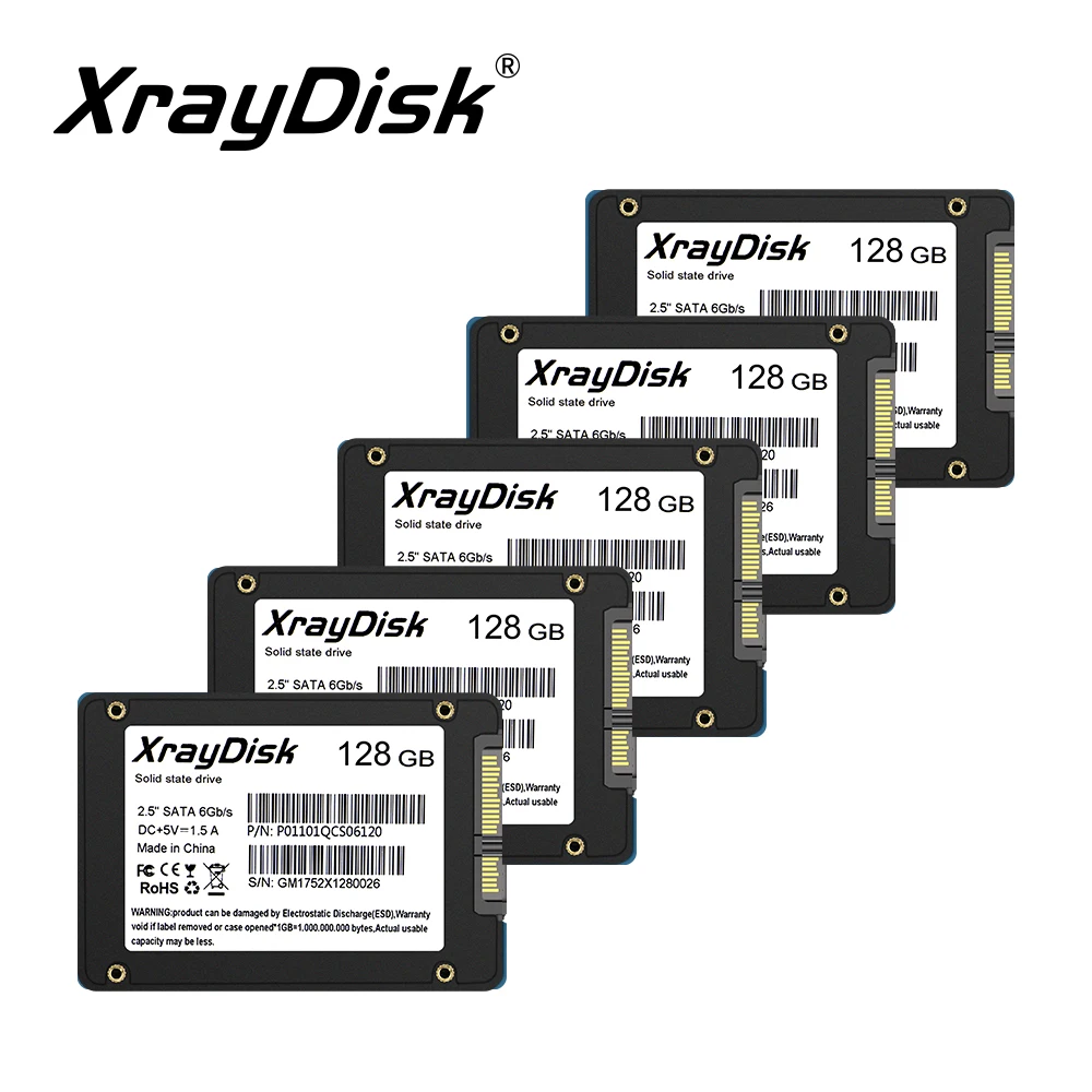 Toptan Xraydisk Sata3 Ssd 128GB * 5 256gb * 5 512GB * 5 sabit Disk Disk 2.5 \