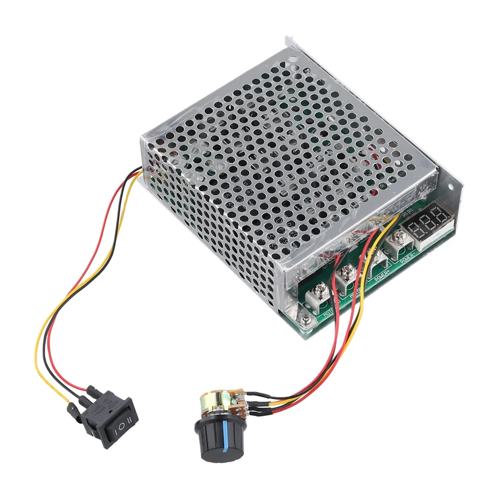 Motor Driver Controller Board DC 10-55V PWM DC Motor Speed Controller 100A 12V 24V 48V Forward/Reverse Electronic Components
