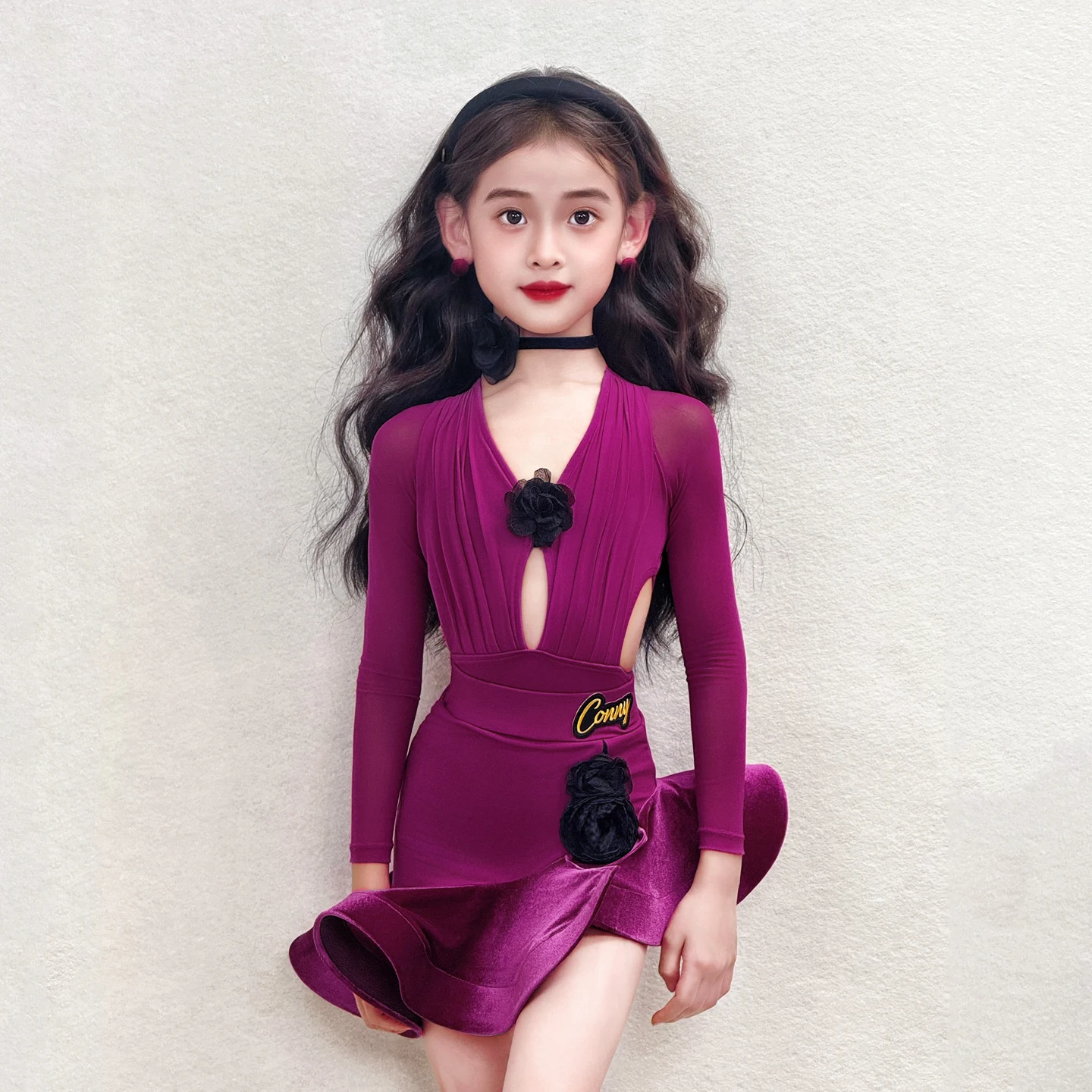 Fashion National Standard Latin Dance Competition Dresses Girls Latin Dance Costume Children Samba Ballroom Dance Wear