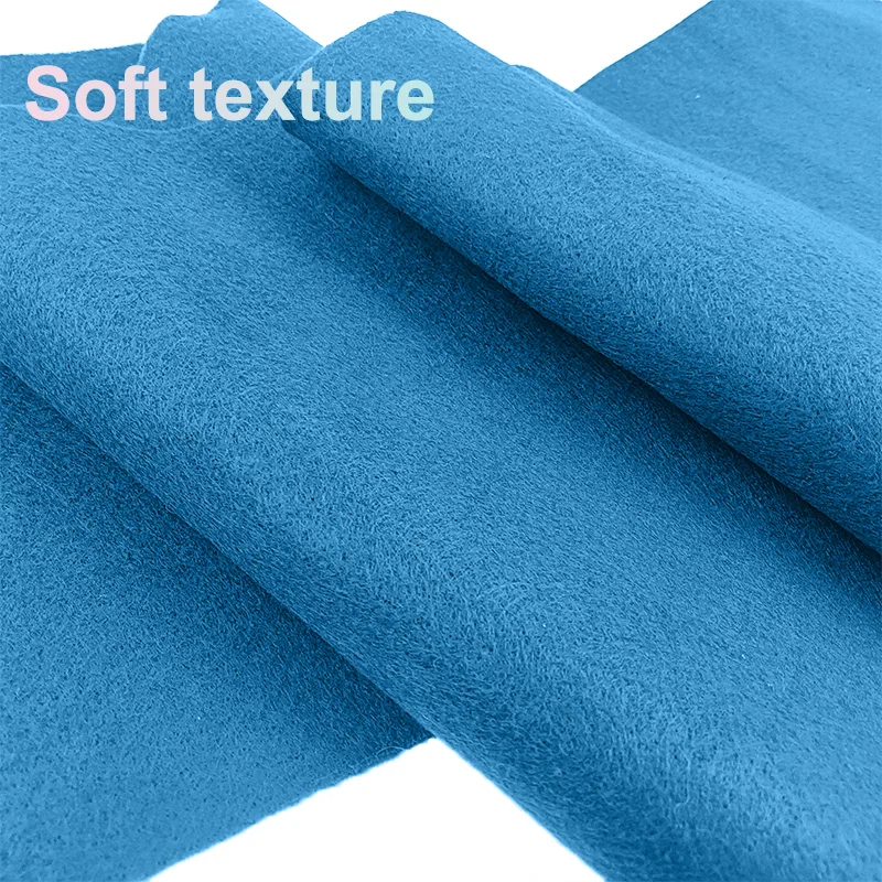 قماش اللباد: قماش ناعم مصنوع يدويًا بسمك 91*91*0.14 مم، مناسب للحرف اليدوية والديكورات الفنية للخياطة اليدوية.