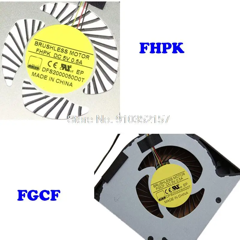 

Laptop FGCF FHPK CPU GPU FAN For Gigabyte FHPK DFS2000050D0T-FHPK DFS2000050D0T-FGCF BRUSHLESS DC 5V 0.50A 4PIN