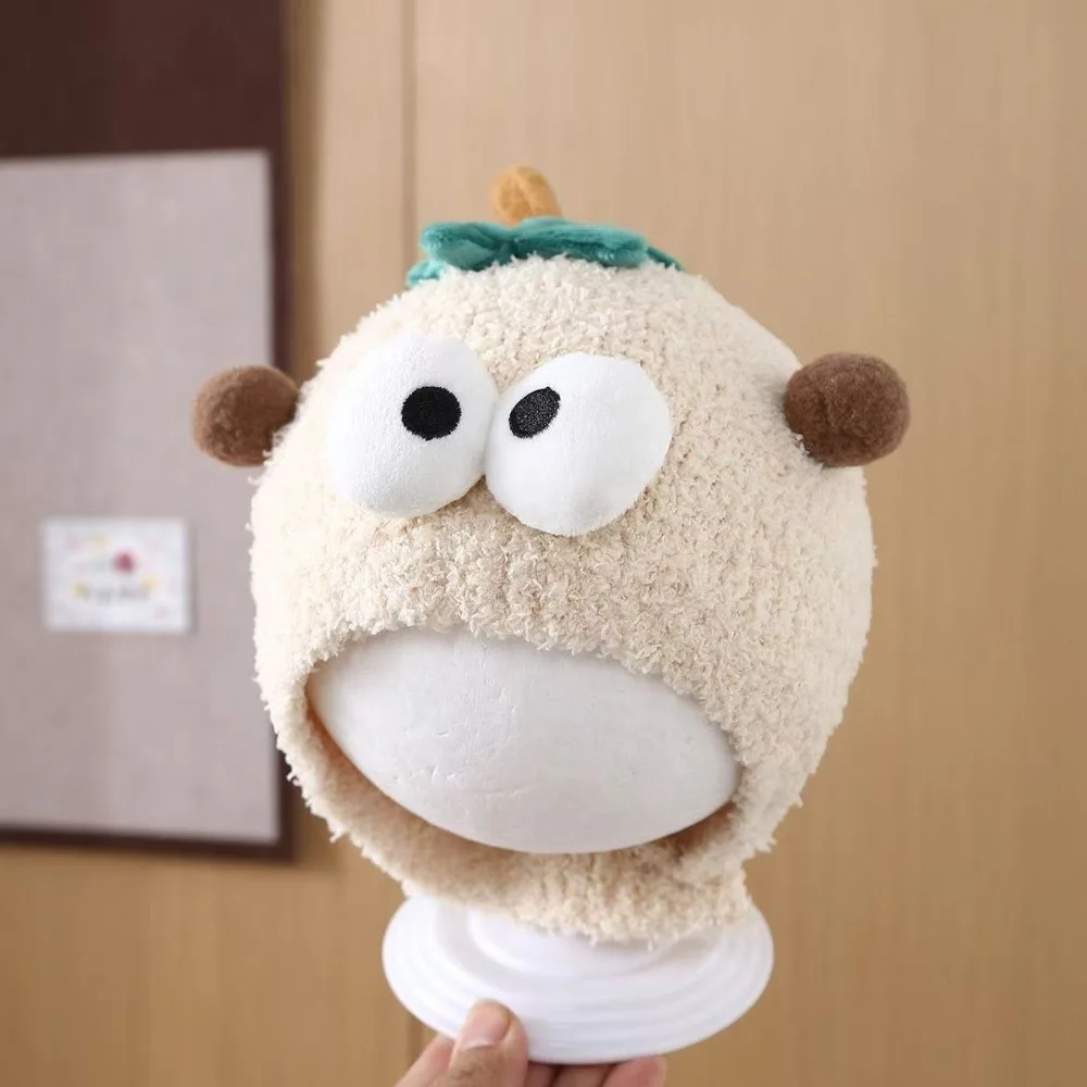 

Cartoon Cold-proof Autumn Winter Hats Thickened Warm Warmer Warm Bonnet Newborn Cap Newborn Toddler