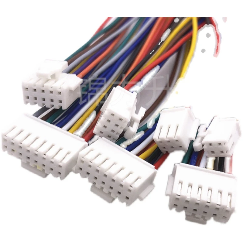 5 sztuk PHB2.0 PHB 2.0MM złącze kabla drutowego 2x2/3/4/5/6/7/8/stość pinów gniazdo wtykowe żeńskie 20cm długość 26 AWG