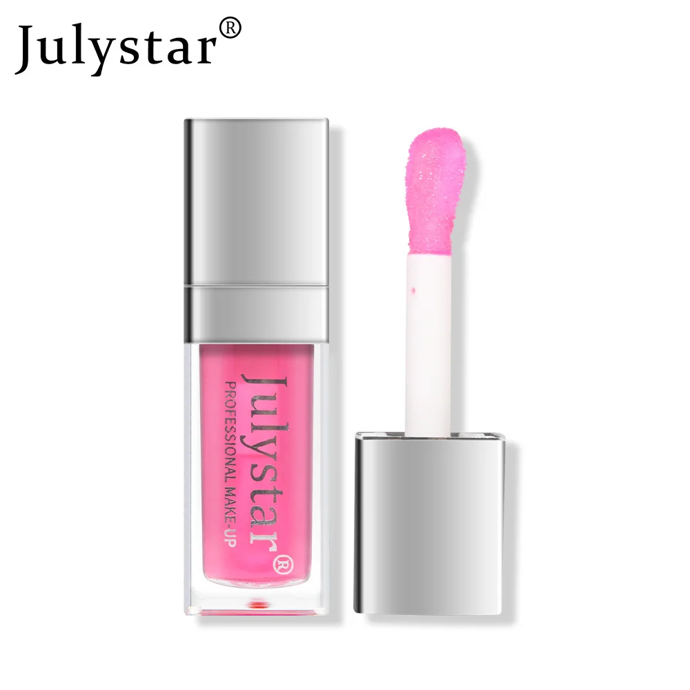 Julystar Lip Glazuur Lippenbalsem Vocht Transparant Gelei Kleur Lip Hydraterende Olie Lip Verhelderende Vrouwelijke Make-Up Lip Cosmetisch