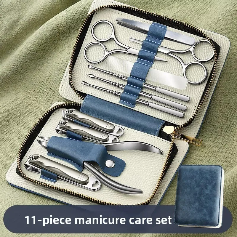 

High-end Precision Stainless Steel Nail Scissors & Tools for Manicure, Nail Filing, Full Set of Nail Clippers & Nail Cutters