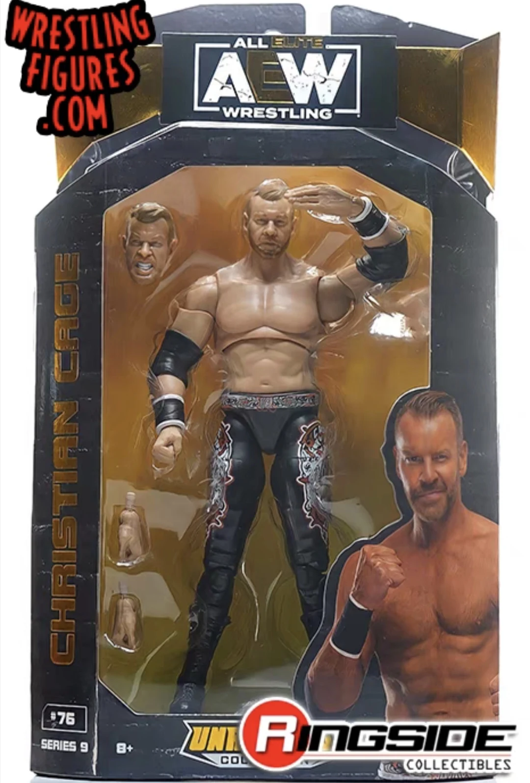 

Christian Cage 6'-7'Rare WWE/AEW /WWF/WCW Figure Collection PVC All Elite Wrestling Unmatched Collection Action Figures