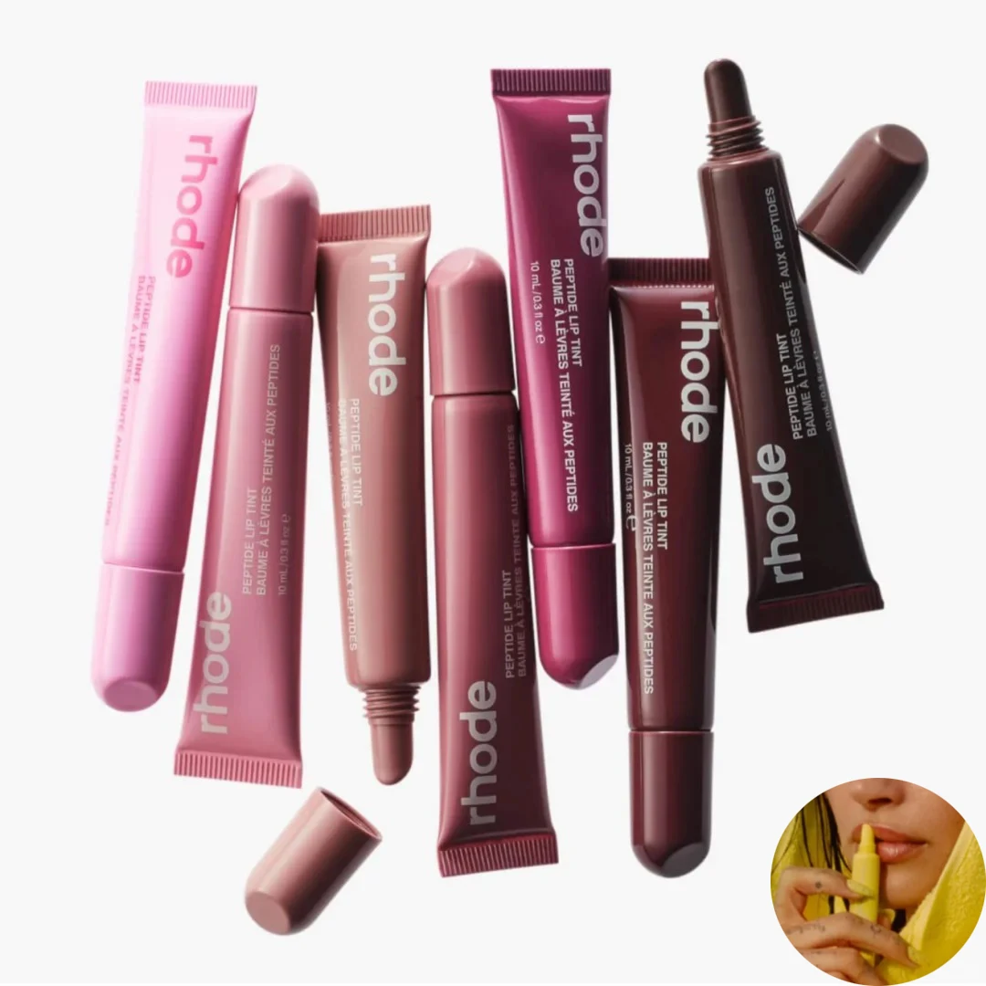 Funda de teléfono para el cuidado de los labios de invierno con diseño de brillo de labios, bolsillo para remojar el sol, colorete, textura sedosa, delineador de labios impermeable para definir la forma de los labios