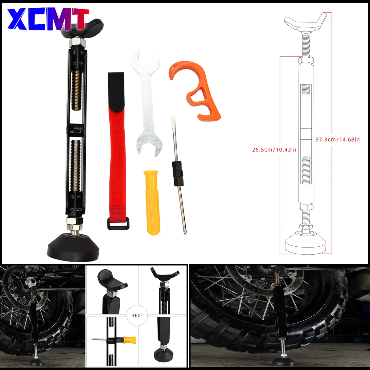 

Motorcycle Portable Lift Stand Trail Stand Rear Wheel Emergency Side Stand kickstand For KTM Yamaha Kawasaki Honda Suzuki Parts