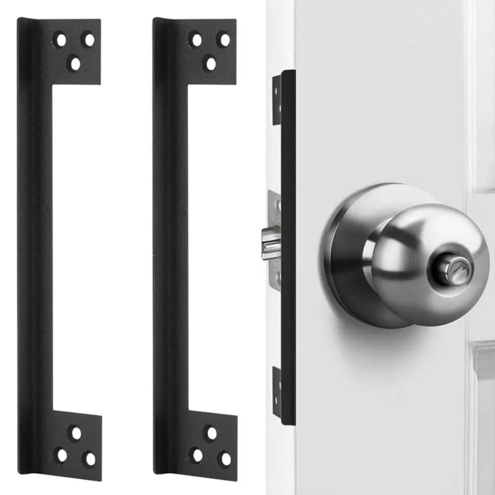 Universal L-Shaped Door Locks Shield Plate Reversible Rustproof Outswing Angle Cover Stainless Steel Corrosion Resistant