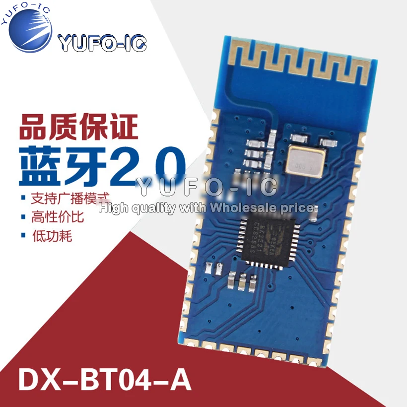 Módulo de puerto serie compatible con Bluetooth BT04-A, módulo de datos inalámbrico de paso, 51 microcontroladores SPP-CA HC06 en su lugar