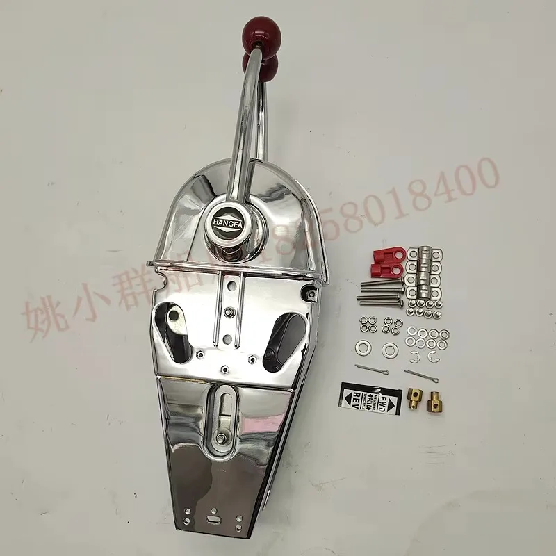 Morse MT-3 peça de alavanca de controle de barco, motor marinho, alça dupla, cabo de acelerador, joystick de controle