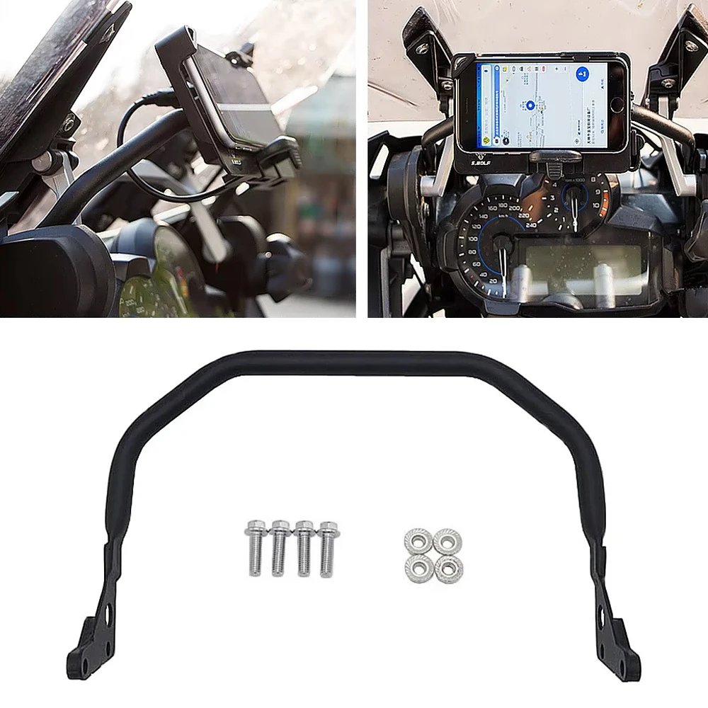 

R1200GS R1250GS Mobile Phone Navigation Bracket Support 12MM Fits For BMW R 1200 GS LC ADV R1250 GS Adventure 2020 Motorcycle