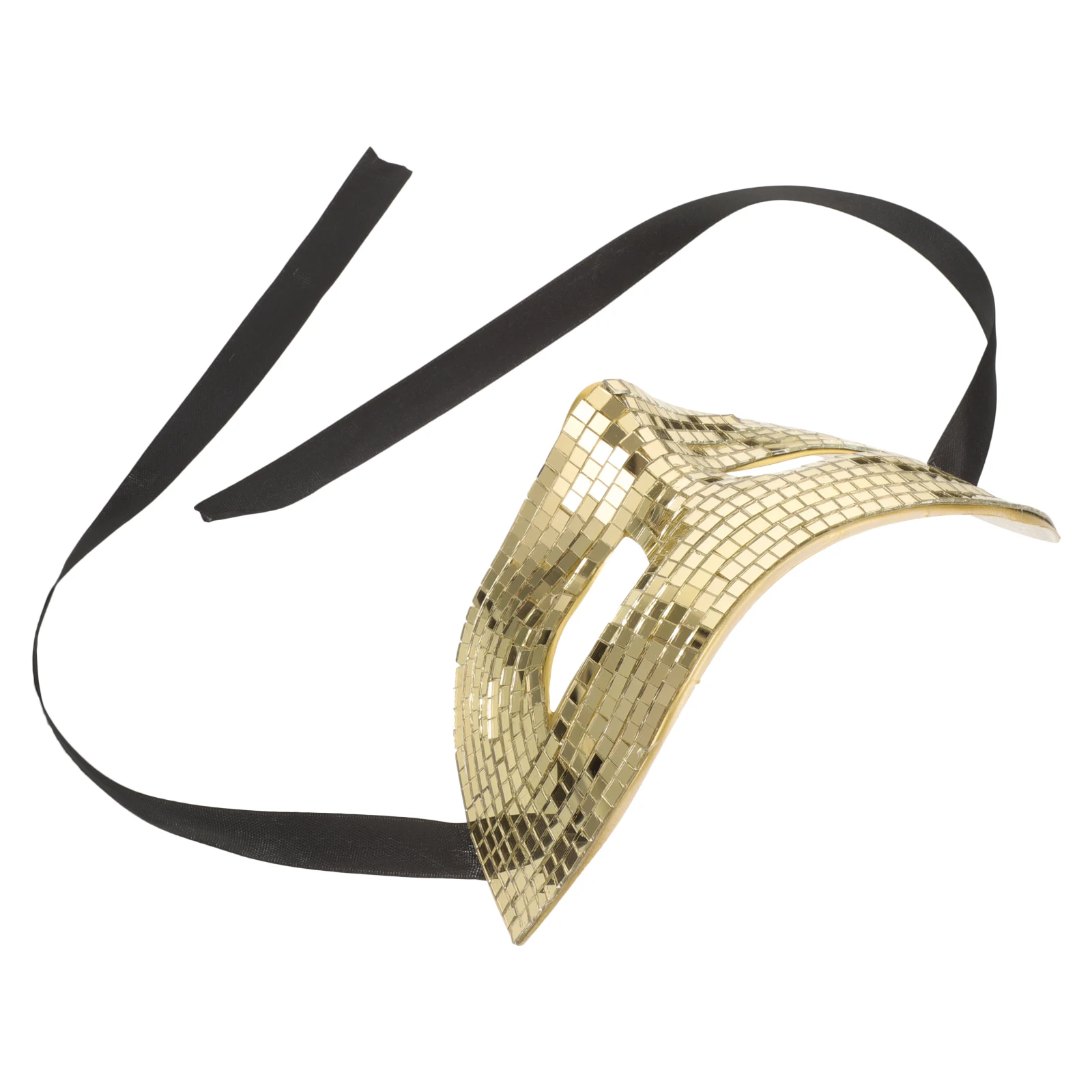 

Glitter Mask Half Face Classic Style Lightweight Acrylic Material Perfect for Halloween Party Masquerade Cosplay Festival