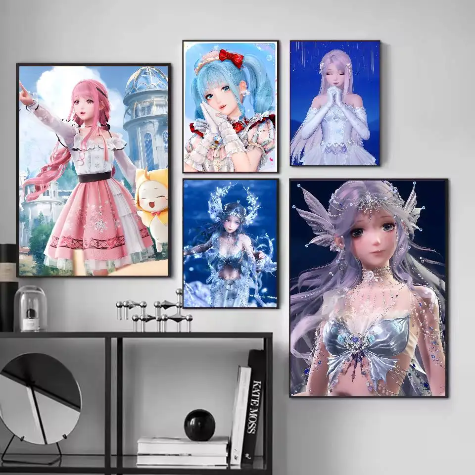 فيديو لعبة I-إنفينيتي نيكي ملصق فني ذاتي اللصق ملصق مضاد للمياه مقهى غرفة النوم جدار ديكور #3